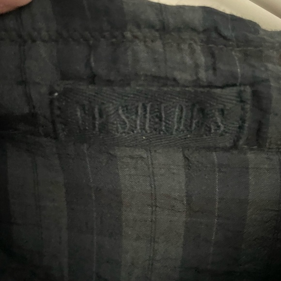 CP Shades Cotton Silk Plaid Blue Blouse Size Medium - Picture 11 of 13